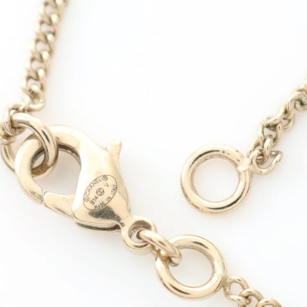 👛👛👛Chanel Coco Mark Gold Plated Necklace - Picture 3 of 4